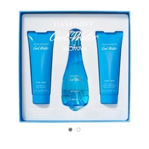 David off Cool water women 3piece  fragrance set